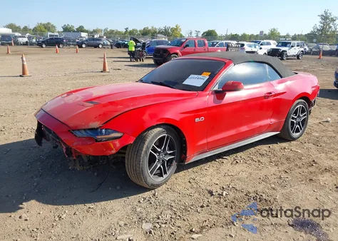 2019 Ford Mustang Gt Premium из США, поврежденный, VIN 1FATP8FF6K5182138